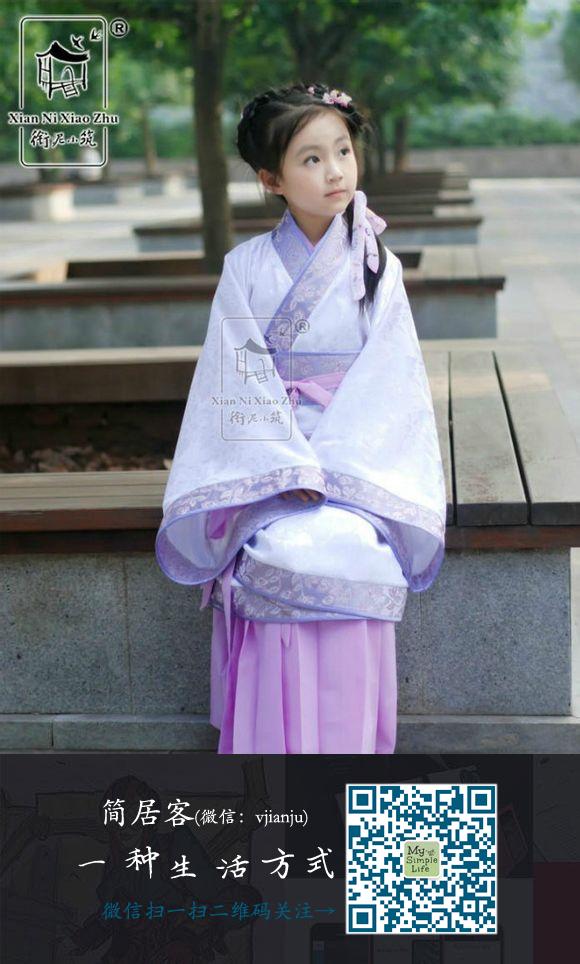 8岁小萝莉身着汉服,演绎传统中国服饰灵动_汉服吧_百度贴吧 设计师