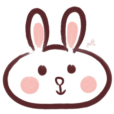 兔子头像可爱头像手绘头像