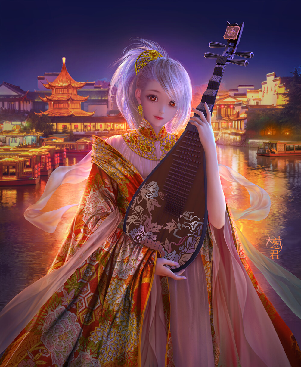 古风美人 〕作者 大葱君