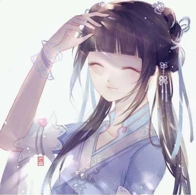 二人古风动漫闺蜜头像
