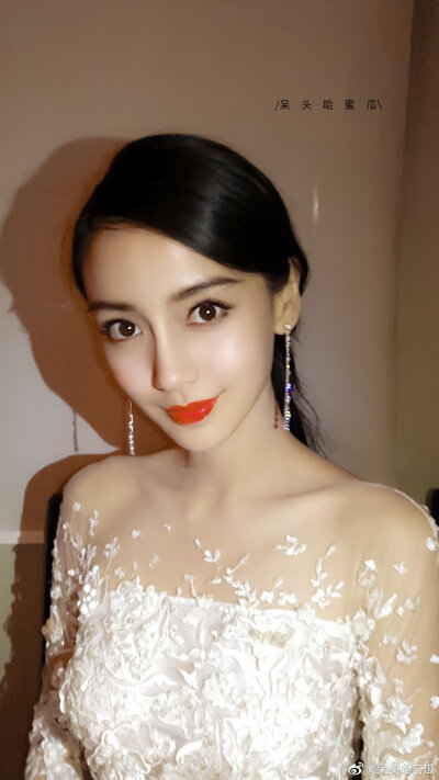 杨颖 婚纱
