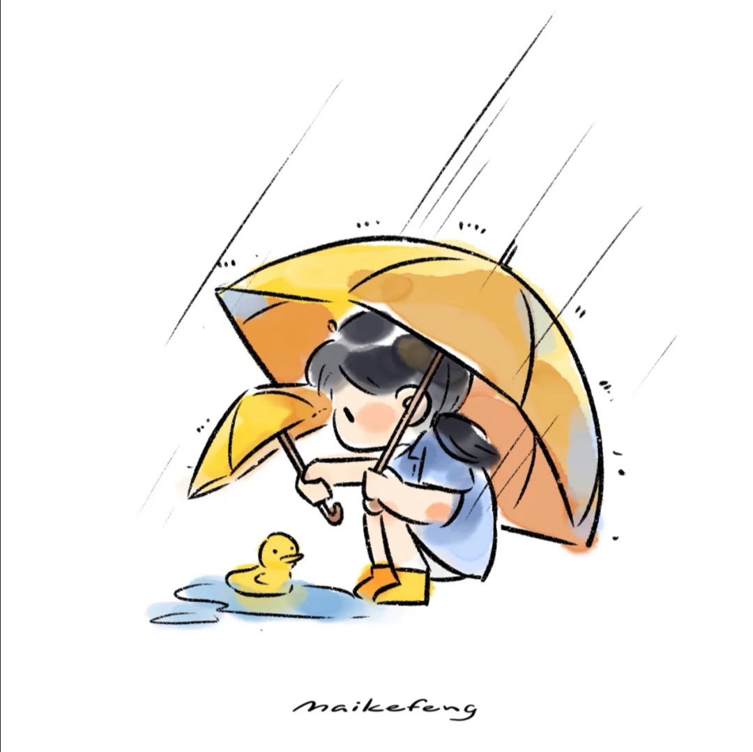 下雨图片大全卡通图片