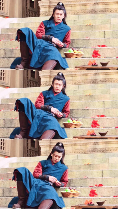 任嘉伦三格壁纸.