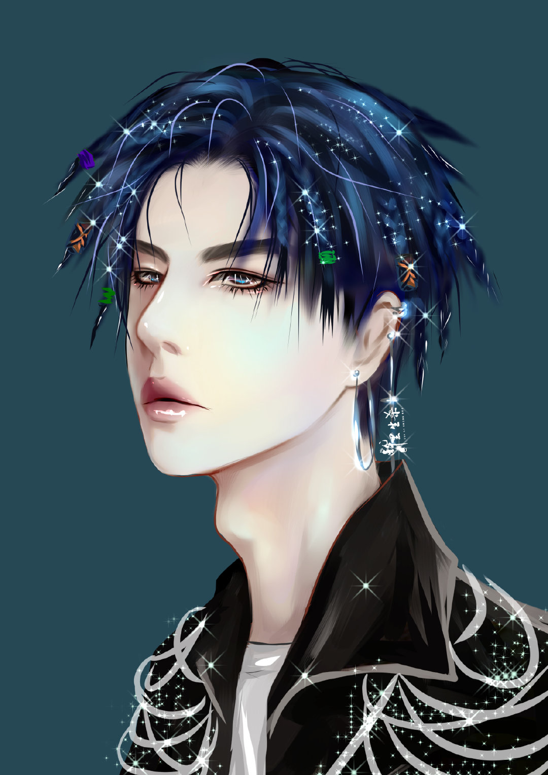 王一博帅哥壁纸饭绘《这就是街舞3》每周六晚优酷播出