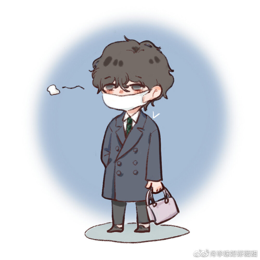 q版泰泰 bts饭绘 防弹少年团金泰亨 v