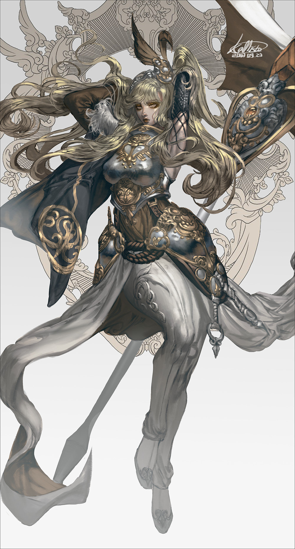 画师:rillria23 立绘 全身 中世纪 人物