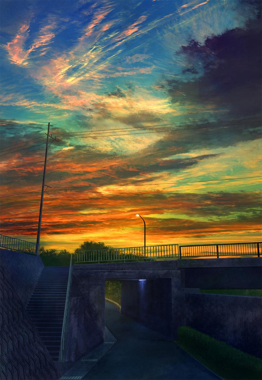 静谧的天空风景图,很适合当壁纸哦
