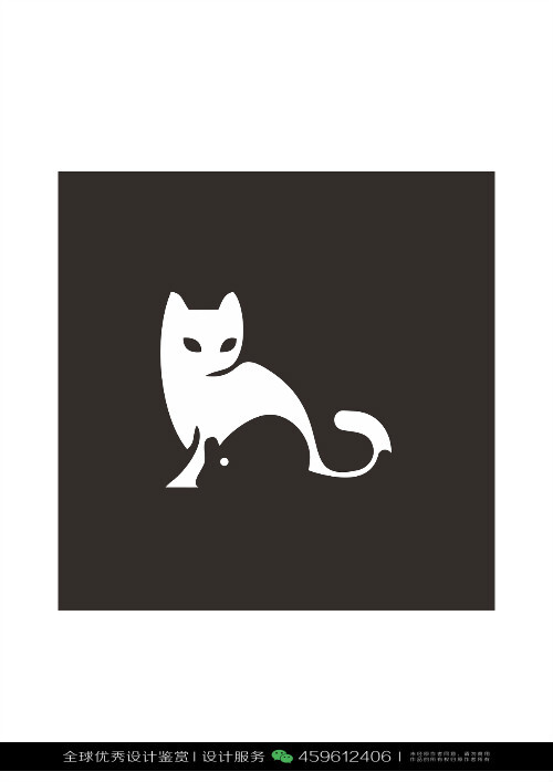 猫动物logo设计标志品牌设计作品欣赏146