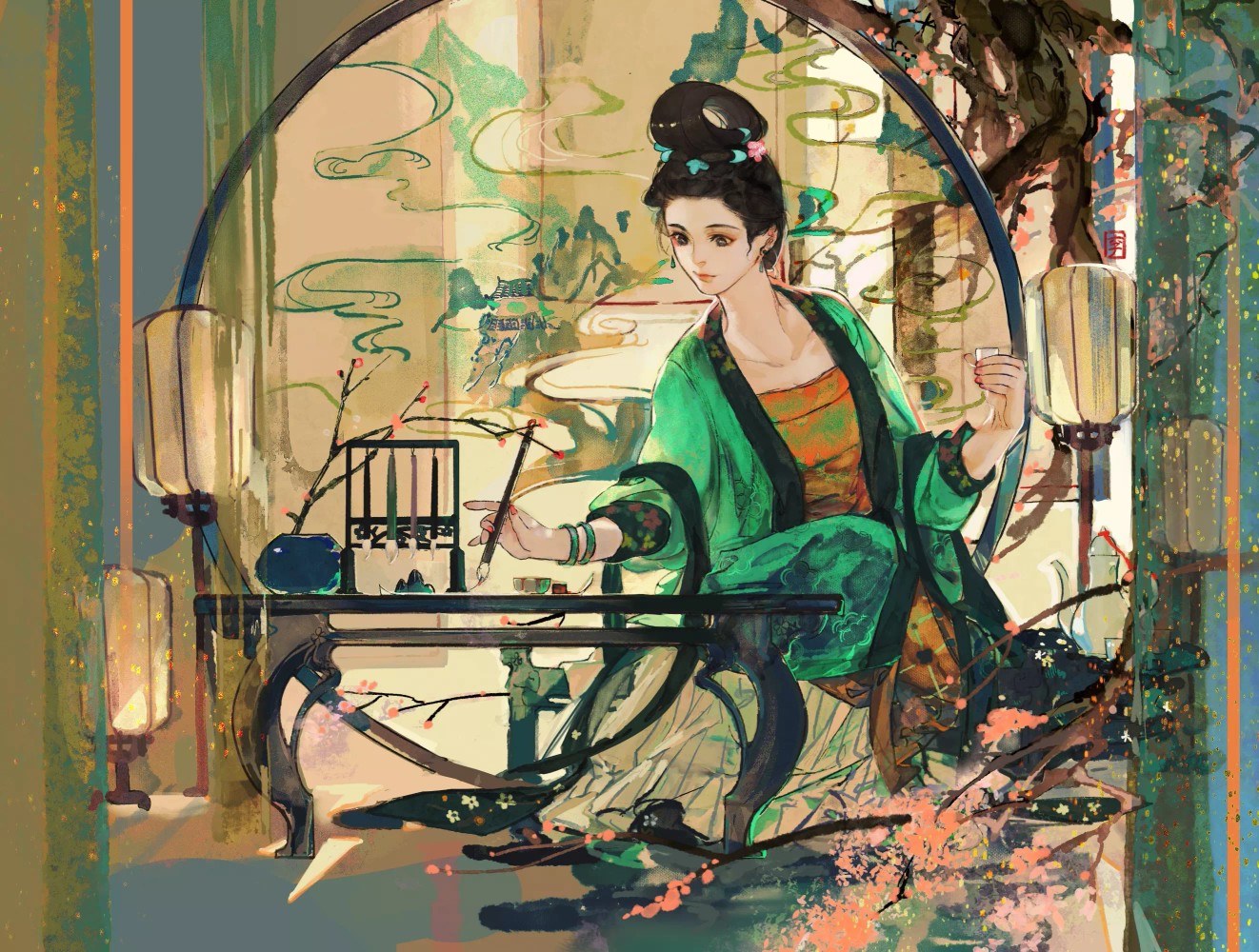 江南百景图# 李清照画师:李吉吉