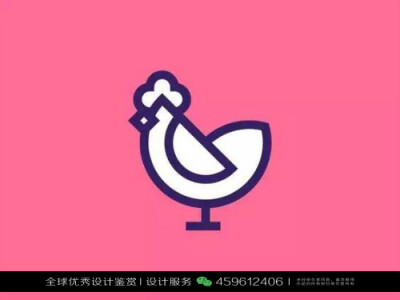 鸡 动物 logo设计标志品牌设计作品欣赏 (60)