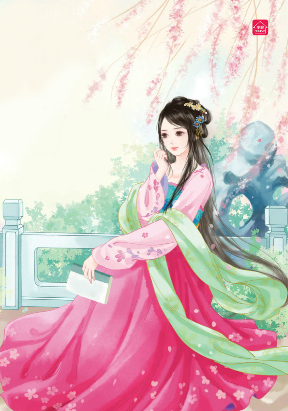 古装女子手绘