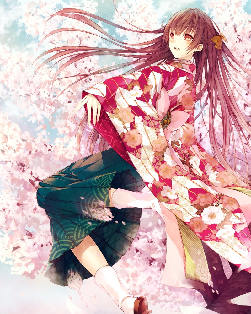 樱花/和服/少女