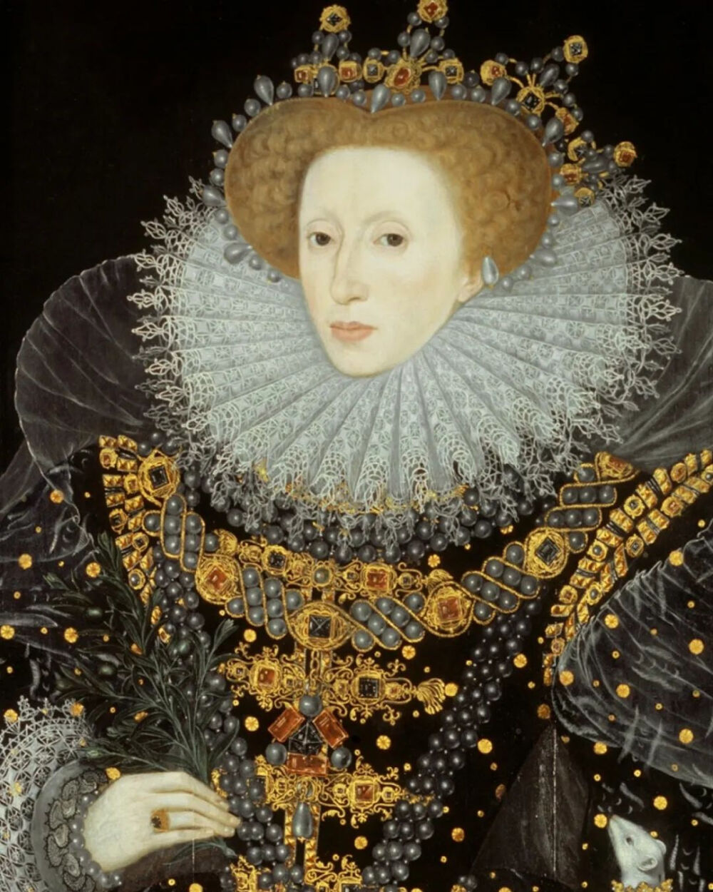 英国最有权势的女王之一,伊丽莎白一世的裙子上,永远缀满红宝石
