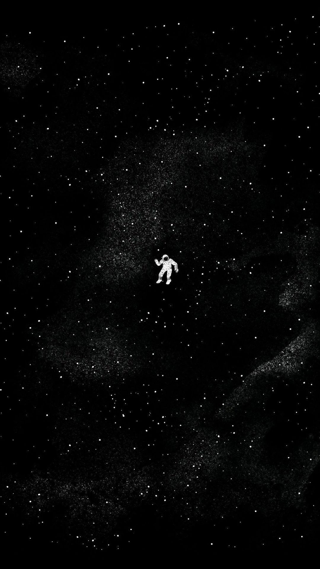 宇航员壁纸高清黑白图片