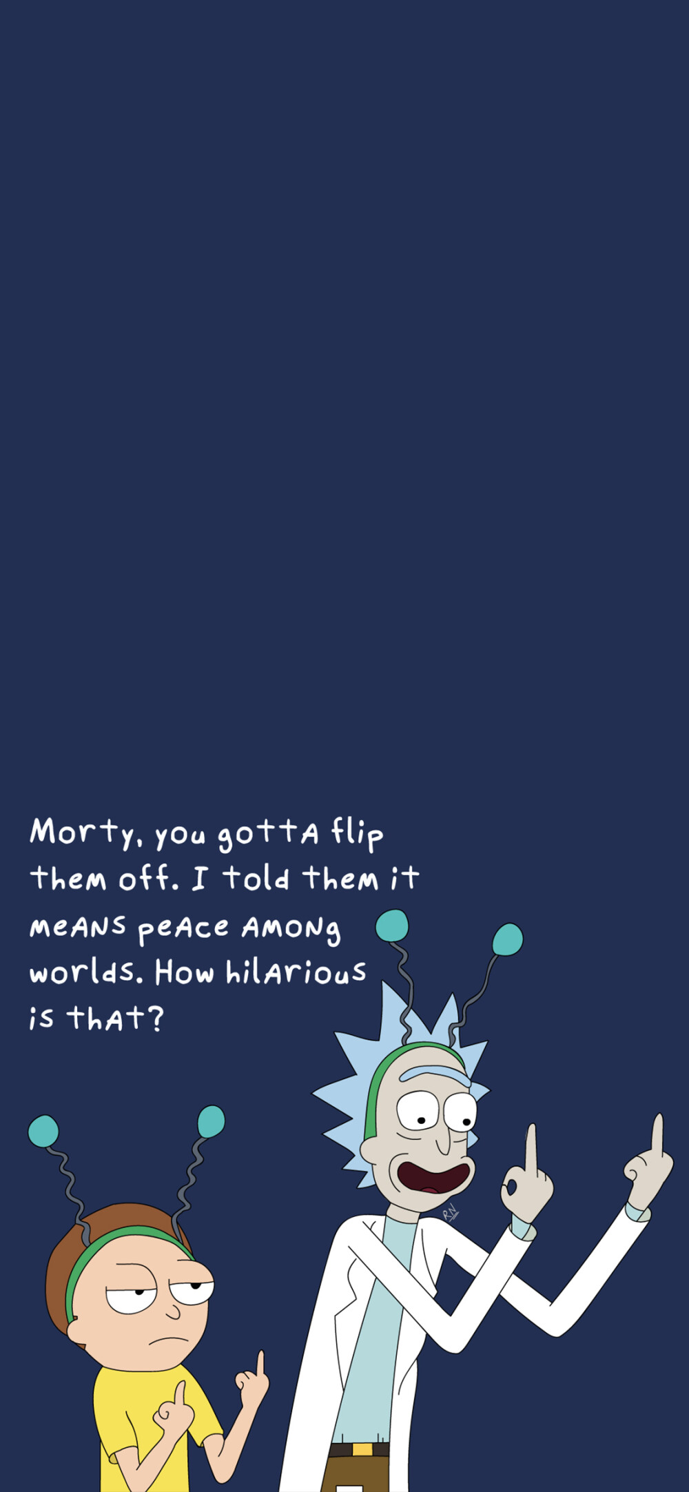 rick and morty 壁纸自用 侵删 via:weibo g195潮流壁纸