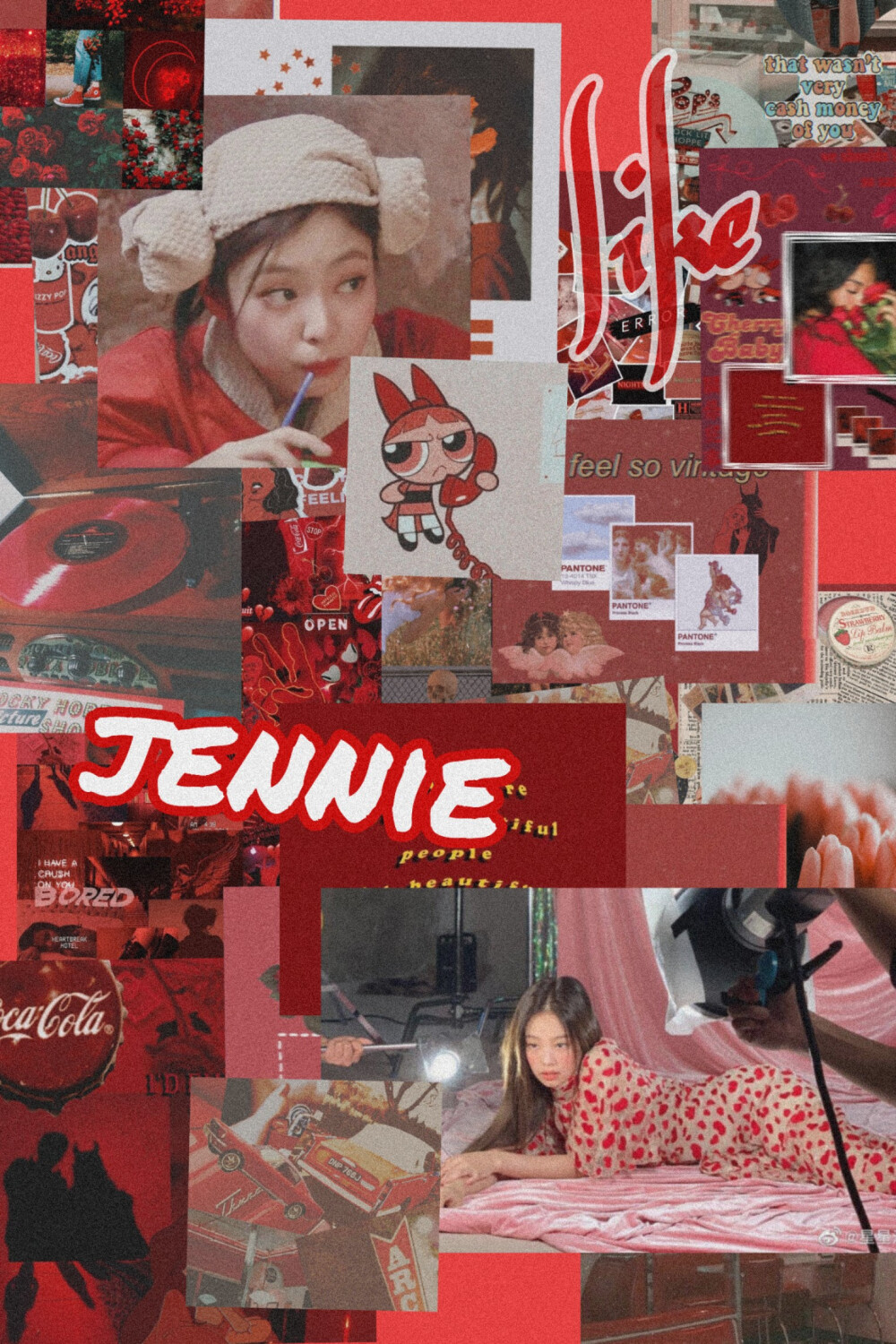 jennie壁纸高清拼贴图片