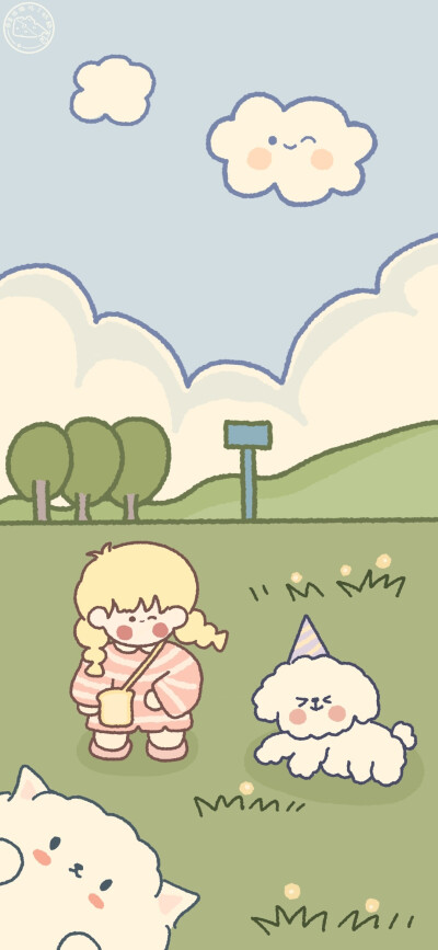 微信聊天,可爱唯美的壁纸.