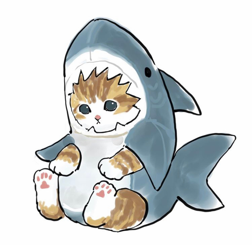 猫鲨科卡通图片