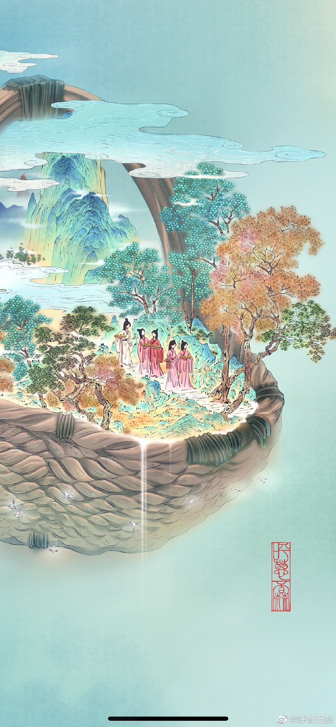 微博原创画师@呼葱觅蒜