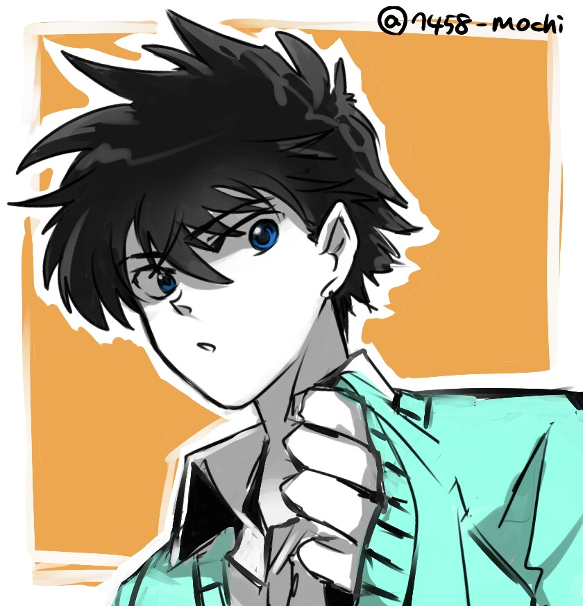 魔术快斗黑羽快斗p站画师にょんにょんid49195791