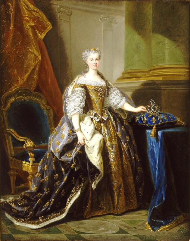 《法国王后玛丽·莱斯琴斯卡的肖像(英文:portrait of marie