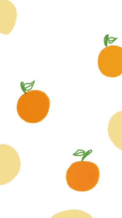 壁纸一个橙子