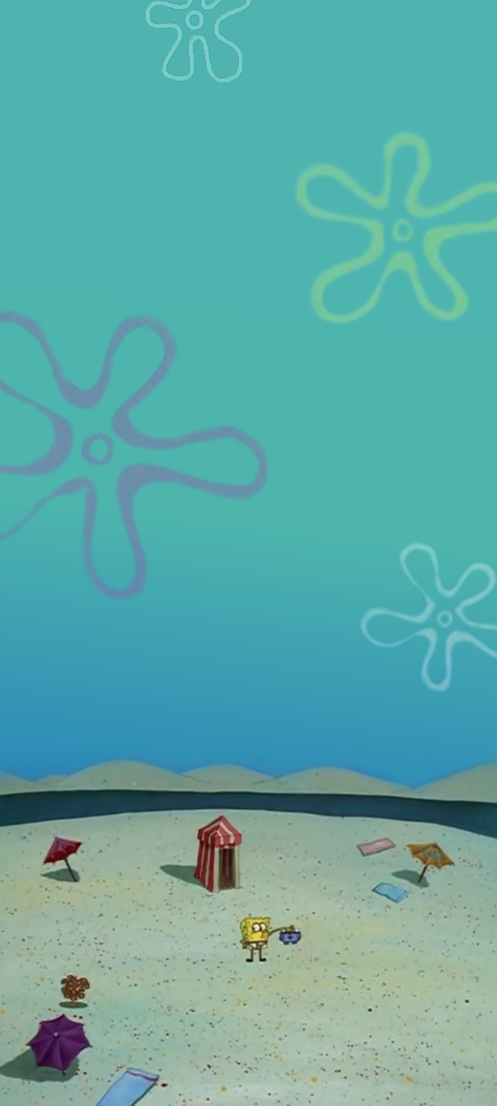 海绵宝宝海底背景图画图片