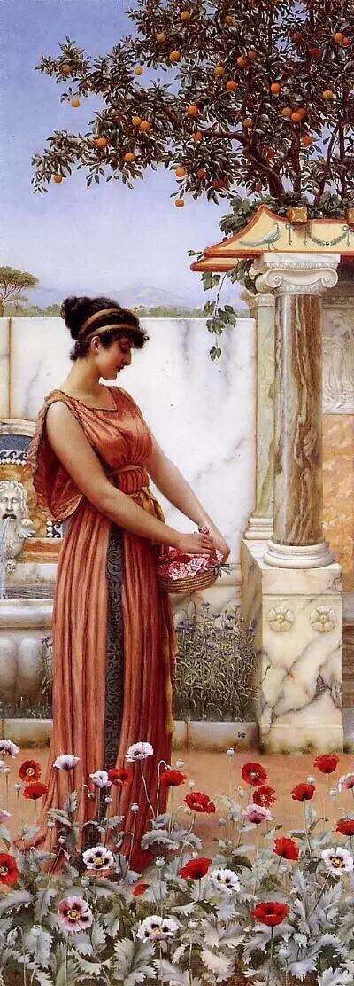 john william godward 英国维多利亚女王时代的新古典主义画家格威德