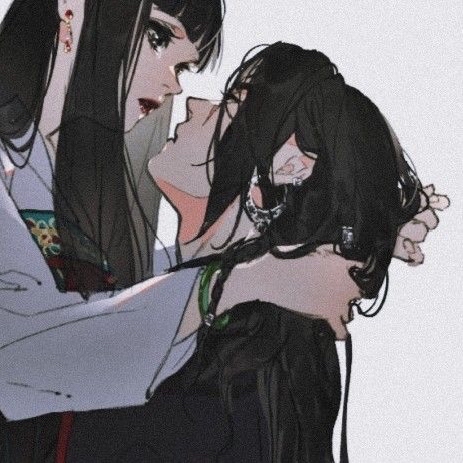 百合头像古风 双人图片