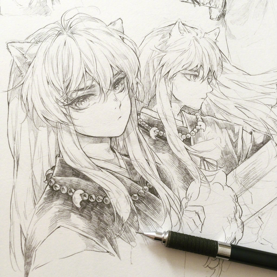 犬夜叉插画师minmonsta