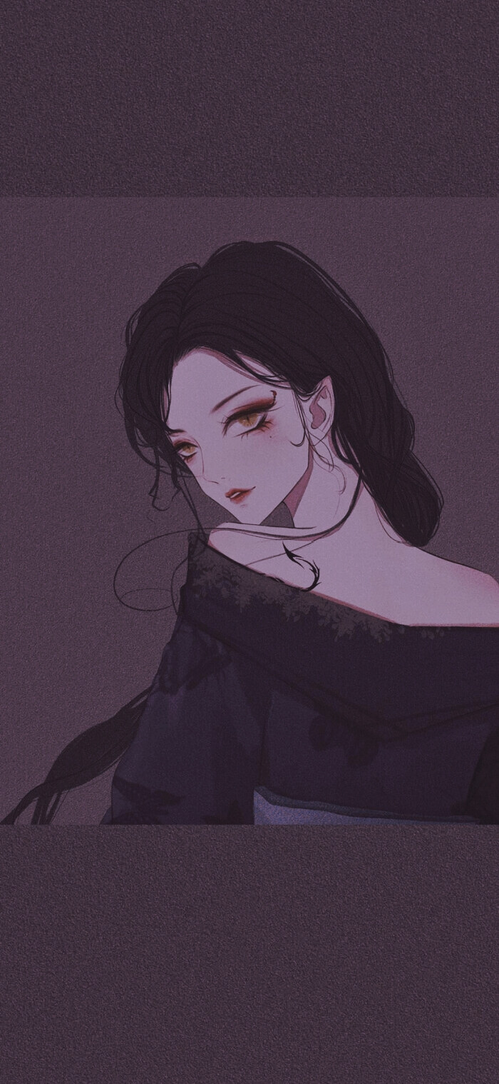 插画 冷艳 女神