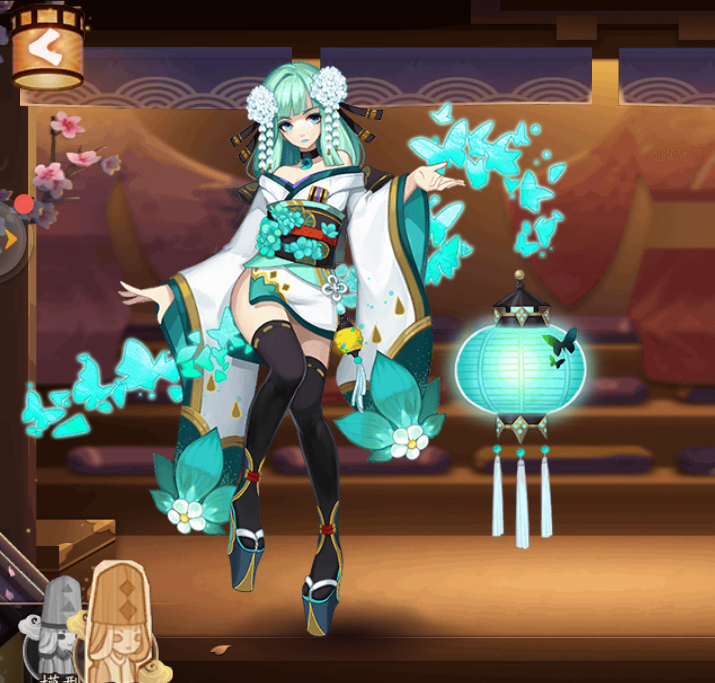 青行灯3ssr觉醒后幽蝶花舞幽光1