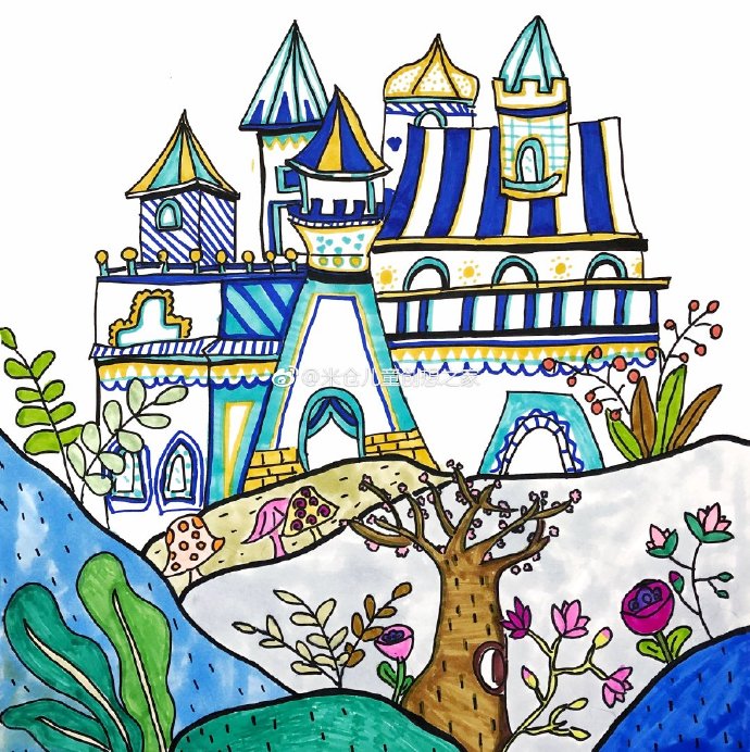 城堡少儿美术·儿童美术·创意美术·综合美术·儿童画.