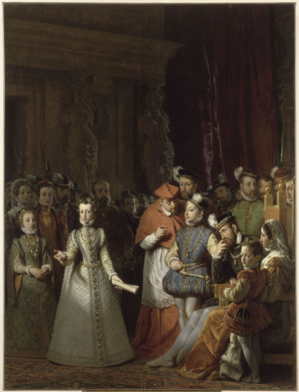 苏格兰女王玛丽一世与法国太子弗朗索瓦的婚礼