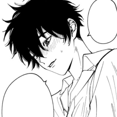 动漫男头 漫画 自截 黑白漫 (侵权删)