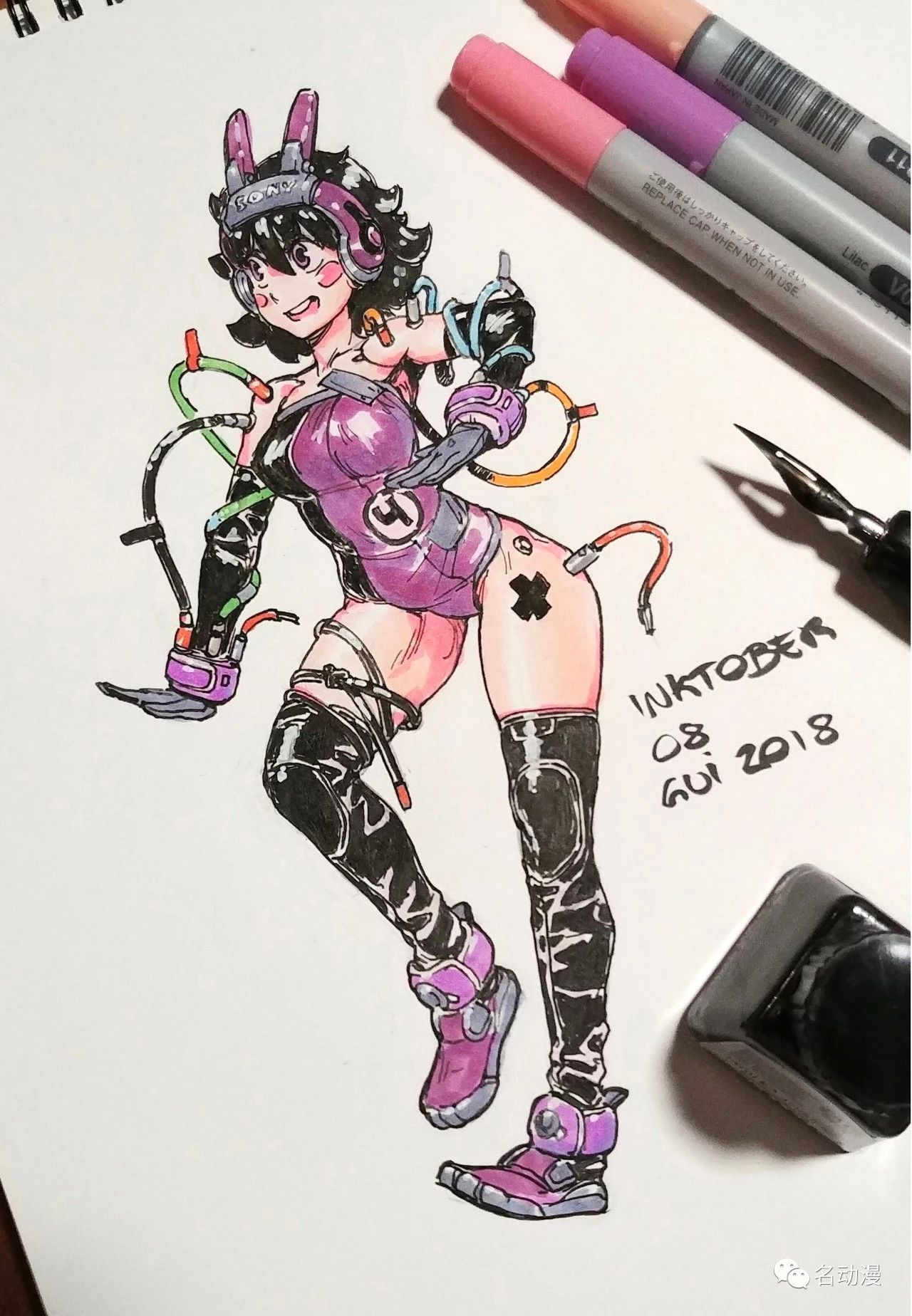 很有意思的科幻手绘角色设计!如有侵权请私信,我们及时删除处理