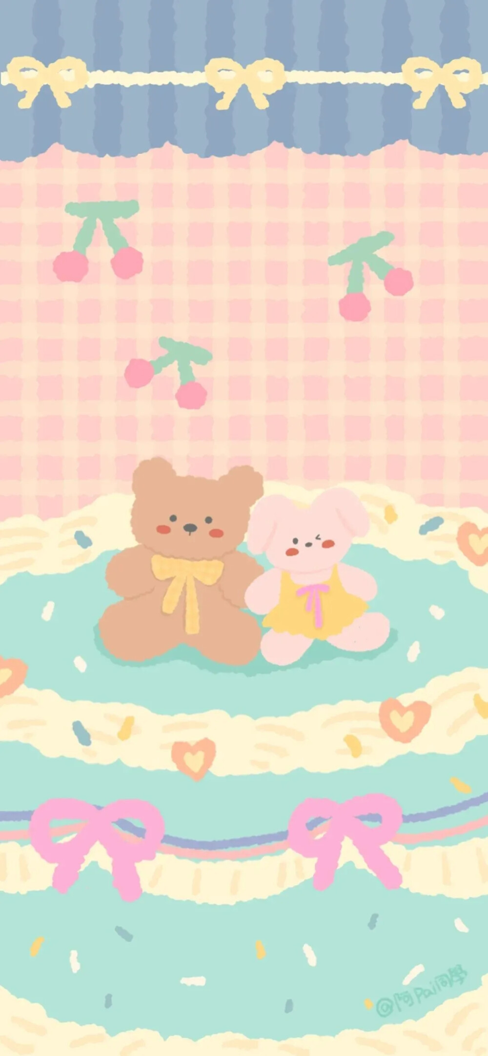 小熊壁纸|侵权删 壁纸 小熊壁纸 可爱壁纸 赞 评论