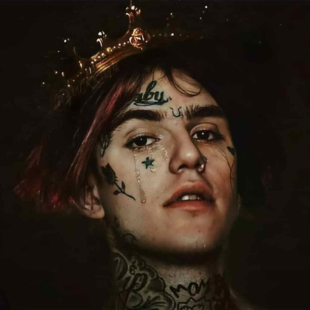 lilpeep纹身图案图片