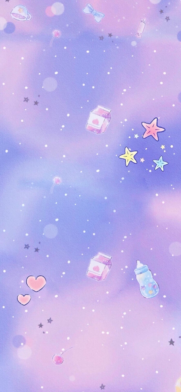 可爱壁纸紫色系壁纸