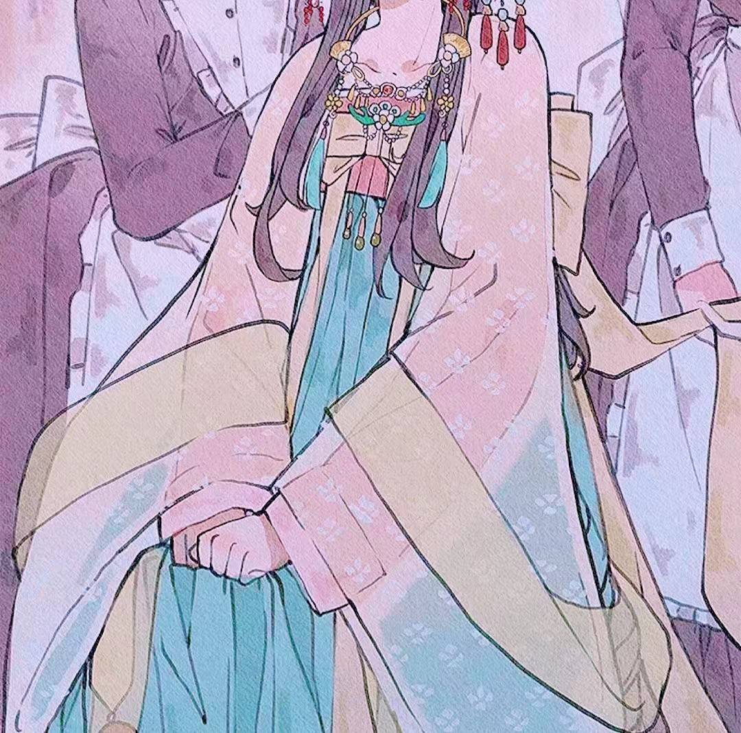 南风知我意,吹梦到西洲古风女生头像