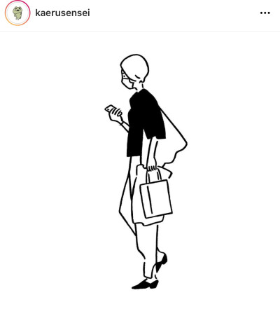 分享一组简易风格的插画.