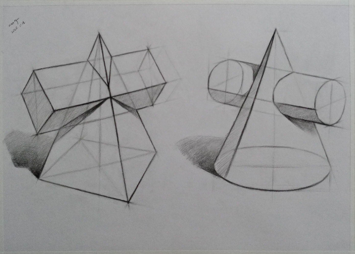 几何单体结构素描