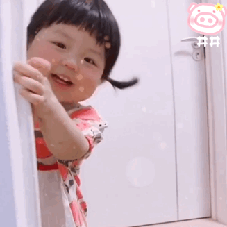 萌娃丸子妹表情包动图
