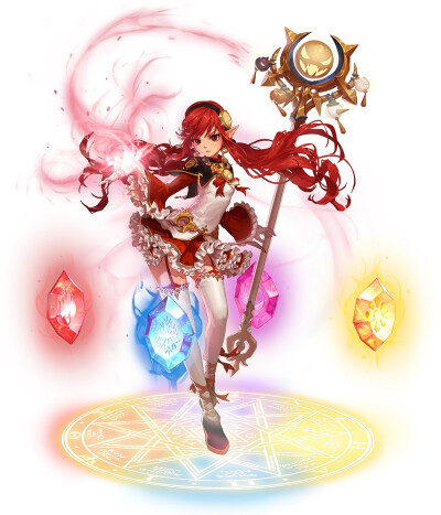 dnf女法二觉立绘 元素