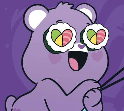 carebears爱心熊头像图片