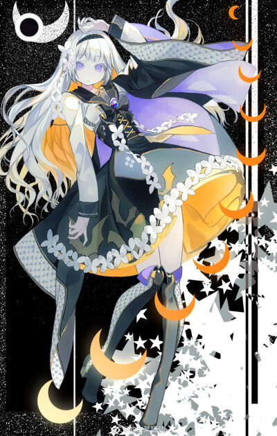 可爱二次元微博画师