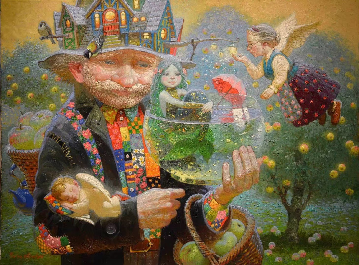 俄罗斯画家victor nizovtsev的油画