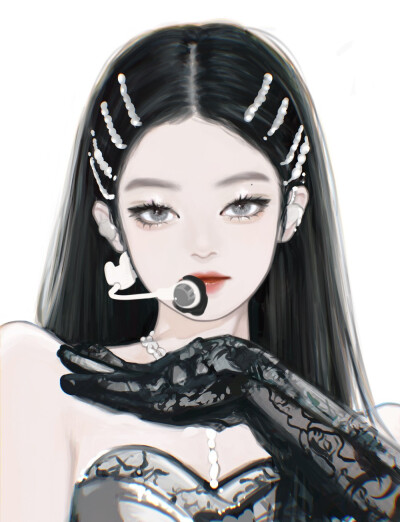 jennie漫画壁纸图片