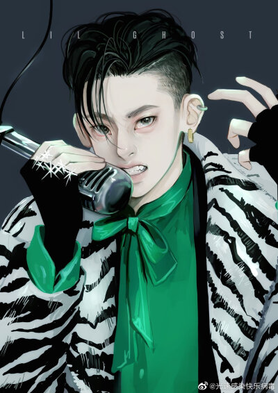 线稿/插画/绘画/小鬼王琳凯漫化