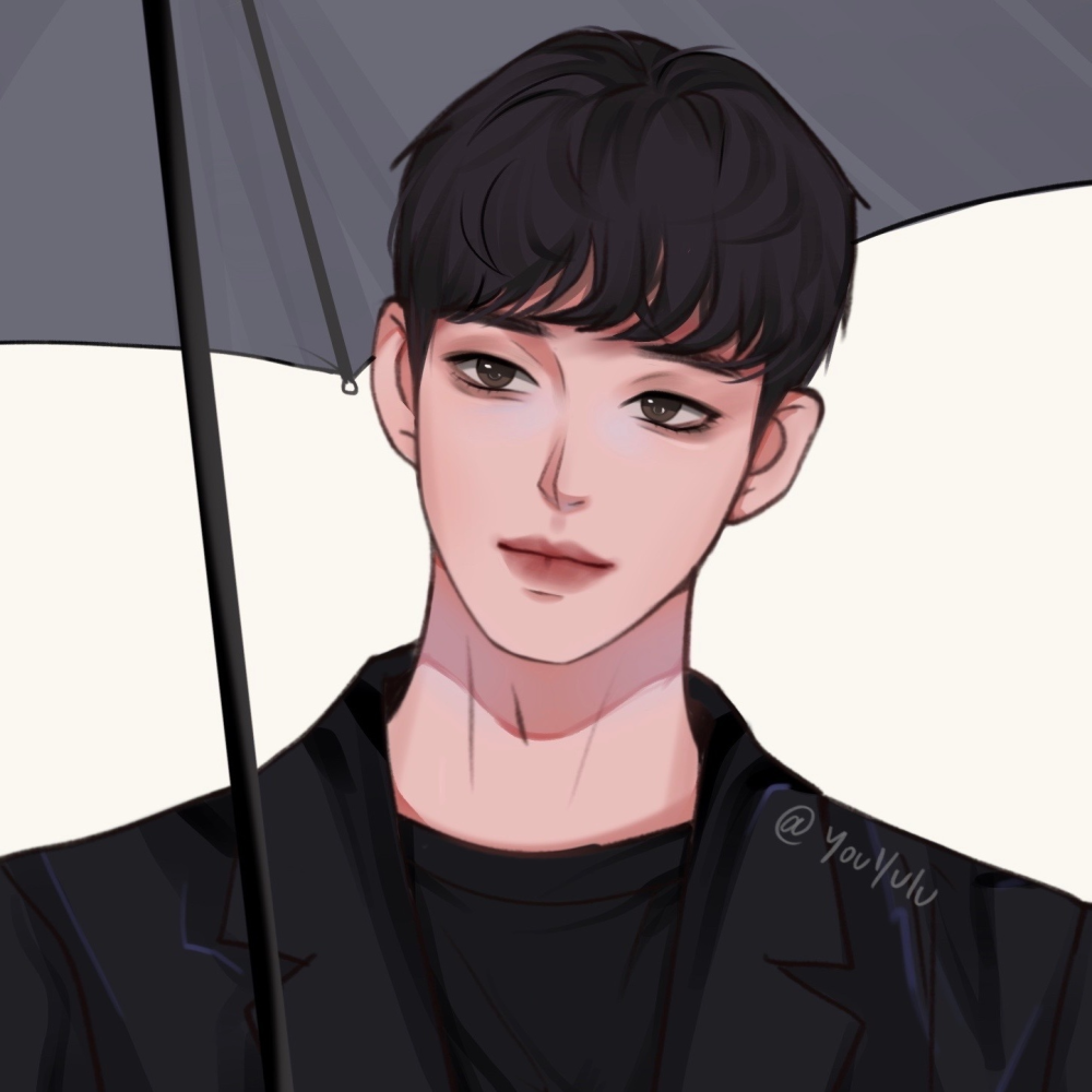 手绘头像/情侣头像 cr 鹿屿游 67 676767